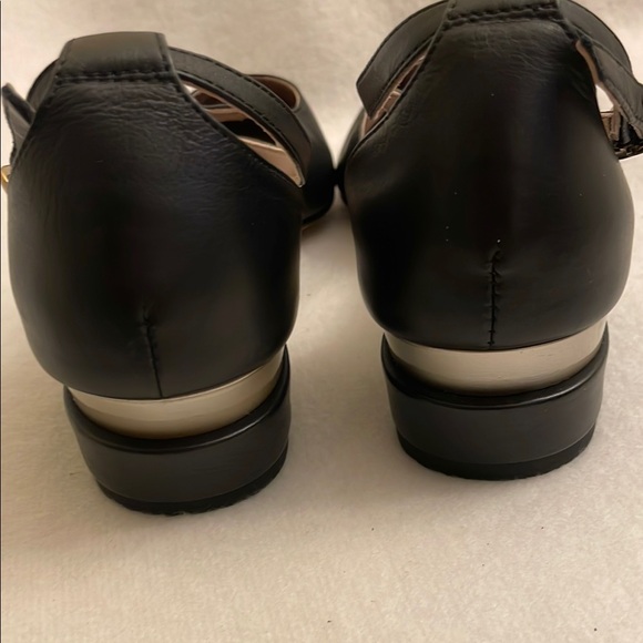 AGL Italian Black Leather Women's Shoes - Picture 3 of 5